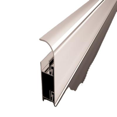 China Custom Aluminum Skirting Aluminum Framing For Aluminum Cement Board Floor Skirting for sale