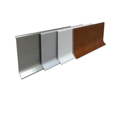 China Custom Aluminum Carpet Skirting Aluminum Profiles Flooring Accessories Tile Trim for sale