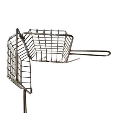 China Stainless Steel Wire Mesh Trays Home Fruit Basket With Net Cover Wire Mesh Filter Basket for sale