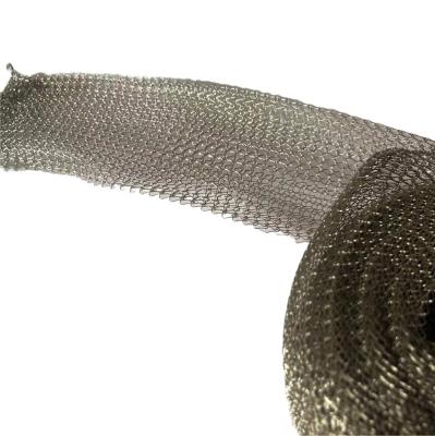 China Corrosion Resistance New Arrival Stainless Steel Compressed Knitted Wire Mesh Gasket for sale