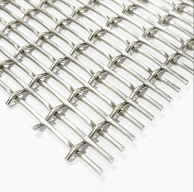 China Professional Plain Weave Factory Directly Supply Crimped Wire Mesh For Decoration for sale