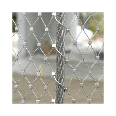 China Corrosion Resistance SS 304 / 316L Stainless Steel Wire Rope Mesh For Animal / Zoo Protective Mesh for sale