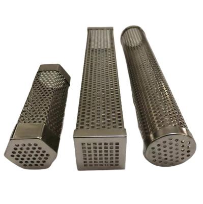 China New Arrival Stainless Steel BBQ Pellet Smoker Dustproof Hex Tube for Hot Cold Grill or Smoking for sale