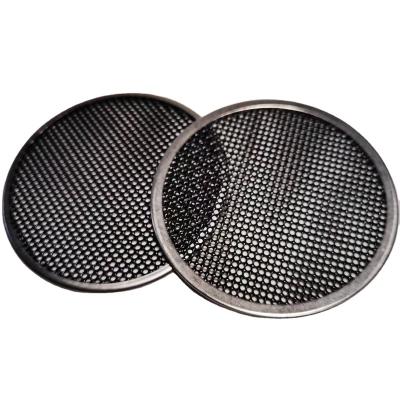 China High Quality Plain Weave Wire Mesh Filter Screen 10 20 40 60 Mesh Plastic Extruder Disc Filter Screen Black Wire Cloth Filter Disc for sale