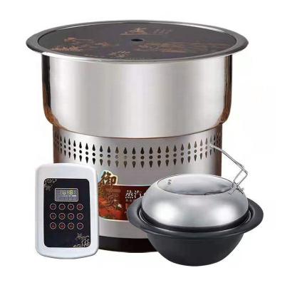 China Viable Seafood Smart Hot Sauna Ceramic Steamer Pot Yawei Steamer Pot Equipment for sale