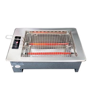 China Hotel Yawei a4-5 steel pipe commercial electric portable barbecue oven smokeless oven for sale