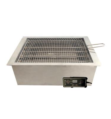 China Yawei 540 Steel Tube Tube Hotel Electric Barbecue Grill Commercial Heating Stove for sale