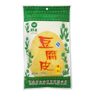 China Chinese Wholesale Soybean Products Dry Hot Oil Bean Skin For Pot Restaurants for sale