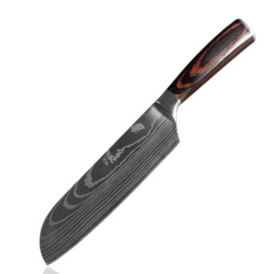 China Sustainable Stainless Steel Kitchen Knife Manufacturer China Home Use Knife With Wooden Handle for sale