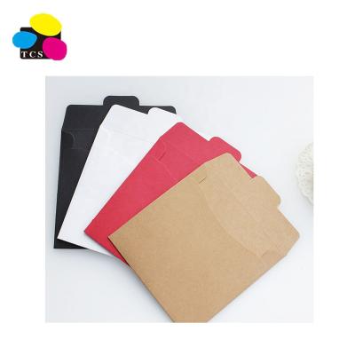 China Gift Envelope 500pcs Craft Wrapping Paper Bag Gift Black White Red CD Bags Vintage For Card Gift Stationery Envelope for sale