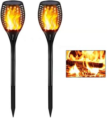 China Solar Garden Lights Enhanced Dancing Flame - Flickering Flames Torch Solar Path Light - Lighting 96 LED Dusk To Dawn Flickering Tiki To for sale