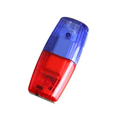 China ABS+PS Electronic Police Shoulder Lamp Road Traffic Safety Led Red And Blue Shoulder Warning Lamp for sale