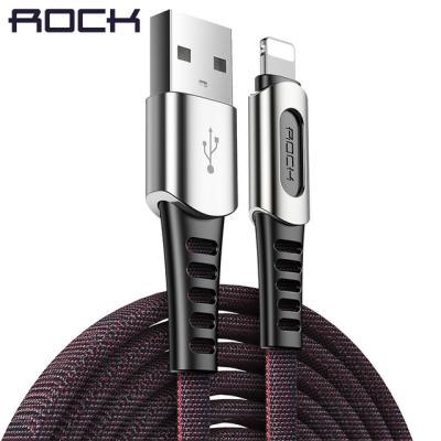 China MP3/MP4 Player 2019 ROCK M8 Braid USB Zinc Alloy Nylon Cable For Charging Micro Sync Data Android Data USB Charger for sale