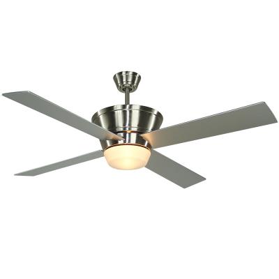 China With 52 inch light tower decorative ceiling fan with single light, 4 plywood blades, include wall control for sale