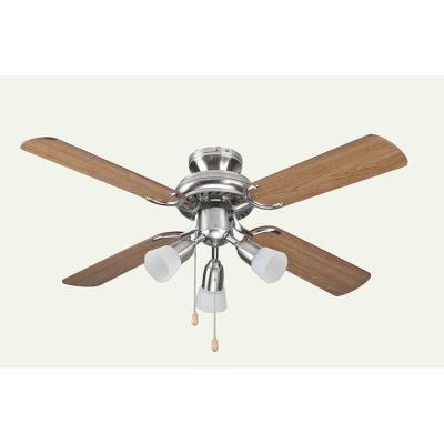 China Iron 42 Inch Double Mount Ceiling Fan With Light for sale