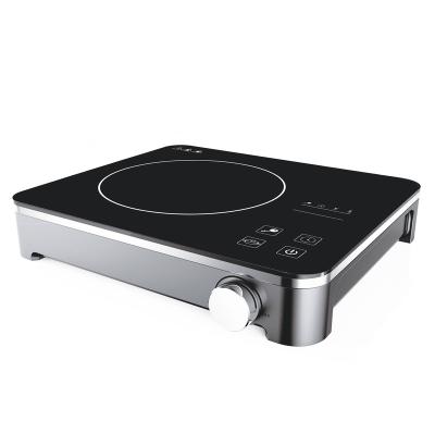 China 2000W Hotel Portable Single Induction Cooker With Button Induction Cooktop Spare Parts Induction Cooker for sale