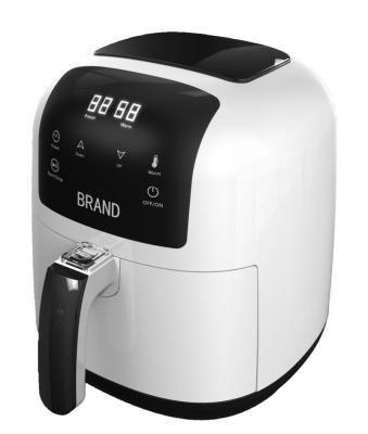 China Easy Operate Electric Air Fryer 3.8L Hot Air Fryer Oilless Cooker For Roasting, LED Digital Touch Screen for sale