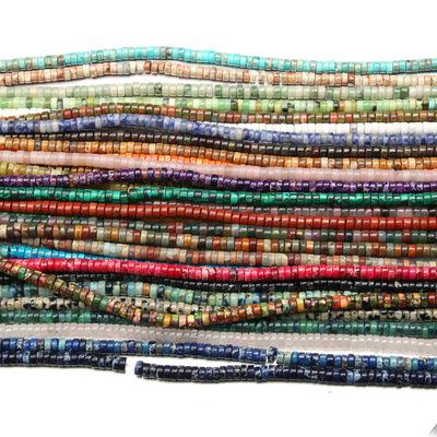 China Stone Beads 190pcs/strand DIY Bracelets Making Spacers Loose Bead Natural Stone Beads For Jewelry Making for sale