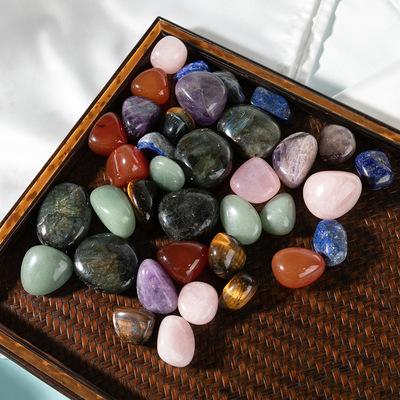 China FASHIONABLE Hot Selling Natural Gemstone Ornaments Crystal Rose Quartz Amethyst Lapis Irregular Healing Necklace Agate Pendants For DIY Jewelry for sale