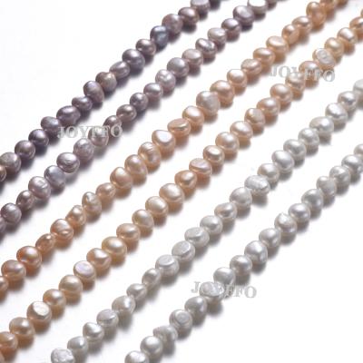 China New Arrival 7mm 8mm Colorful Amazon Natural Freshwater Loose Beads Hot Sale Long Oval Pearl Beads For Jewelry Findings for sale