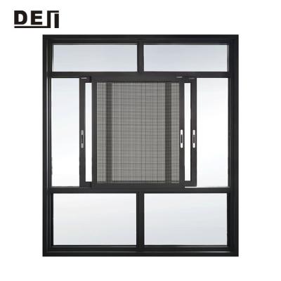 China Sliding Simple Modern Heavy Duty Interior House Aluminum Sliding Window Grill Design for sale