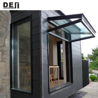 China Sliding Exterior Aluminun Fold Up Windows Double Vertical Sliding Glass Windows Bi Fold Windows for sale