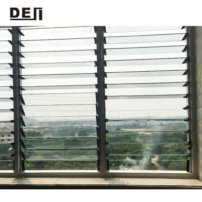 China Sliding Modern Aluminum Window Sight Canopy Glass Jalousie Window For Sale for sale