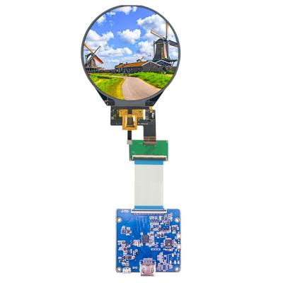 China NEW 3.4 Inch Round TFT IPS Display MIPI DSI Interface PCAP Touch 800*800 With H-DMI Board Application For 3.4 Inch Smart Watch for sale