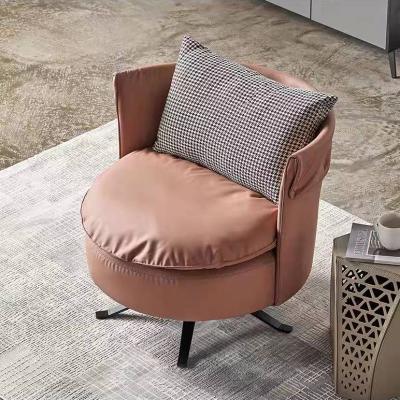 China Adjustable Modern Home Furniture Living Room Luxury Leather Fabric (Size) Meeting Dining Lounge Accent Recliner Swivel Armchair for sale