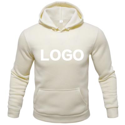 China New Fashion Anti-Wrinkle Cotton Thick Wool High Quality Hooded Pullover 100% Oversized Loose Custom Men's Hoodie for sale