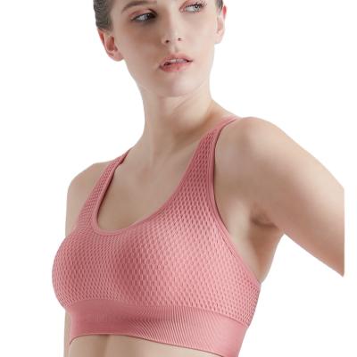 China Daily Breathable Wire Free Sleep Custom Fitness Yoga Bra Women Padded Sports Top Big Size Sports Bra for sale