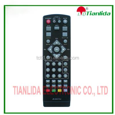 China Universal use satellite receiver IR SAT TV remote control remote control for TURKEY JS-3001 HD remote control for turkey for sale