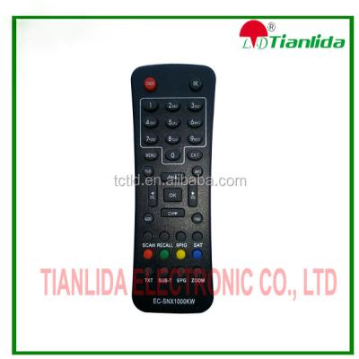 China Infrared SAT TV Remote Control universal use satellite receiver for TURKEY EC-SNX 1000 KW remote control for sale