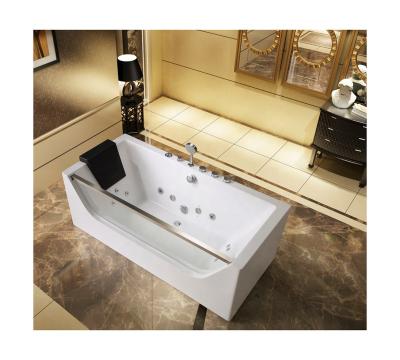 China Modern Window Modern Small Massage Bathtub with Air Bubble Function Waterfall Luxury SPA Tub Foshan Jacuzzier for sale