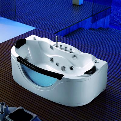 China Modern Hotaqi Whirlpool Bathtubs with Massage Function LED Light Indoor Home Use Luxury Sexy Spa Tub for sale