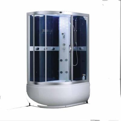 China Computer Control Panel Hotaqi Cost-effective arcuated corner steam room combined with massage bathtub  applied for hotel,villa for sale