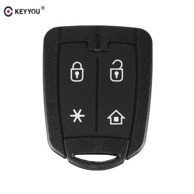 China KEYYOU New Plastic ABS Replace Car Key Shell For Brazil Positron Alarm 4 Button Remote Key Cover Shell Auto Parts for sale