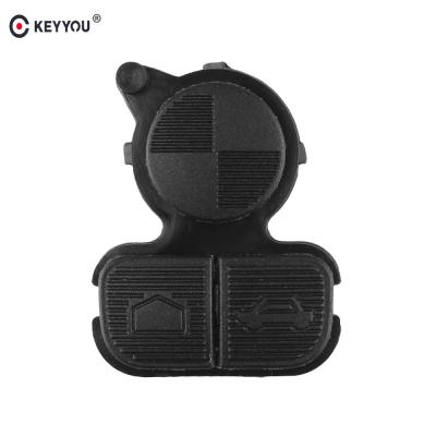 China KEYYOU Replacement Plastic 3 Buttons Remote Key FOB Buttons Repair Pad For BMW Car For BMW 3 5 7 Series E38 E39 E36 Z3 Z4 Z8 X3 X5 for sale