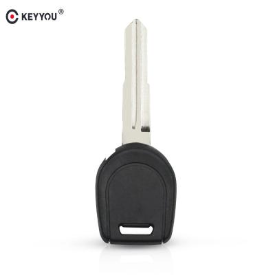 China KEYYOU Plastic Replacement Key Case Shell For Mitsubishi Colt Lancer Mirage Remote Outlander Pajero With Uncut Straight Blade for sale