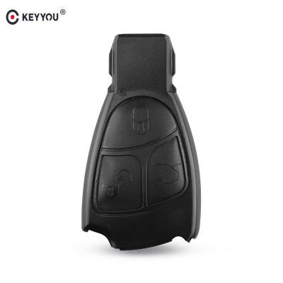 China ABS KEYYOU Replacement 3 Buttons Remote Key Case FOB Cover For Mercedes Benz Since C E ML S CLK CL for sale