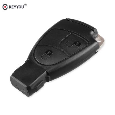 China ABS KEYYOU 2 Buttons Remote Key Case FOB Cover For Mercedes Benz Since C E ML S CLK CL for sale