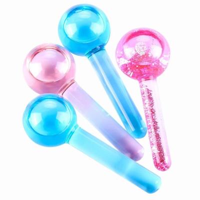 China Popular Skin Rejuvenation Design Beauty Ice Wave Ball Pink/Green/Blue Mini Ice Globes for sale