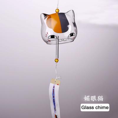 China Japan Best Price Glass Bells Japanese Style Wrap To Ring Glass Wind Chimes for sale