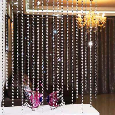 China Europe Crystal Beaded Curtain Glass Custom Made Crystal Garland Strands for Wedding Party Decoration for sale