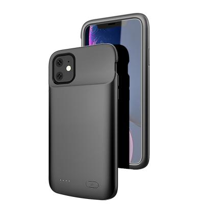 China Hot Selling 5000mAh Mobile Phone Battery Case Wireless Charging Power Bank For iPhone 11 for sale