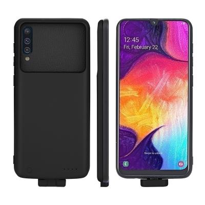 China New Mobile Phone Battery Charger Case 5000mah Power Bank Portable Slim Backup Phone Wireless Charging Case For Samsung A50 for sale