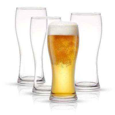 China Beer Monogram Weizen Classics Anniversary Etched Beer Glasses Pilsner Brew Bar Glasses for sale