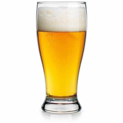 China Custom Printed 550ml Weizen Beer Classics Beer Glass Pilsner Tumbler Glass Brew Pub Glasses for sale