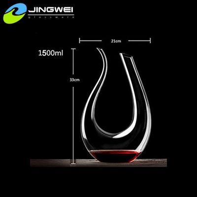 China Modern Clear Transparent Wine Decanter Quantity Custom Whiskey Set OEM Customized Logo Style for sale