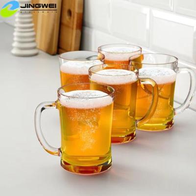 China Custom 18oz Beer Mug Groom Pint Stern Tankard Eco-Friendly Etched Glass Drinking Glasses for sale